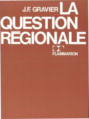 cover image of La question régionale